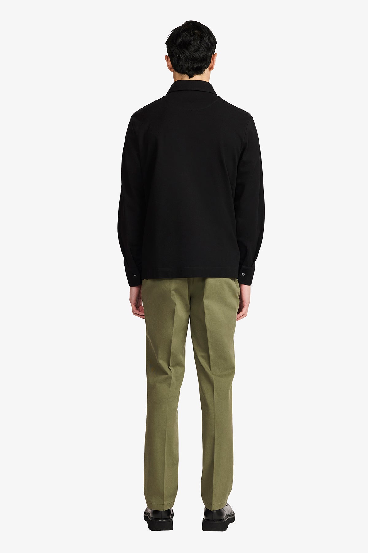 Anthony Squires Raffa Knitted Polo (Black)
