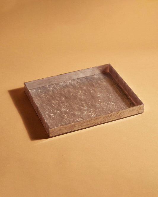 Aeyre Rectangle Tray Plum
