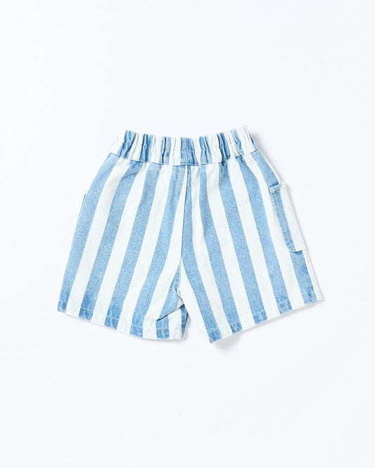 Walnut Melbourne Remy Short (Denim Stripe)