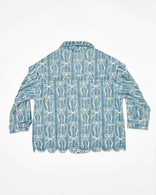 Walnut Melbourne Rosie Jacket (Denim Bows)