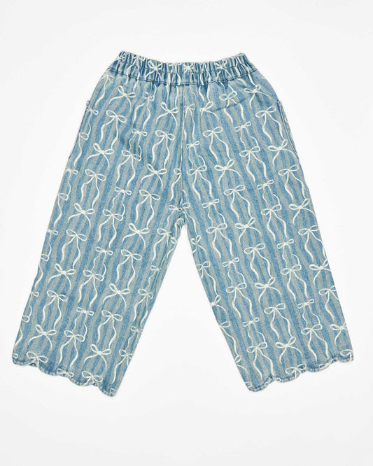 Walnut Melbourne Rosie Pant (Denim Bows)