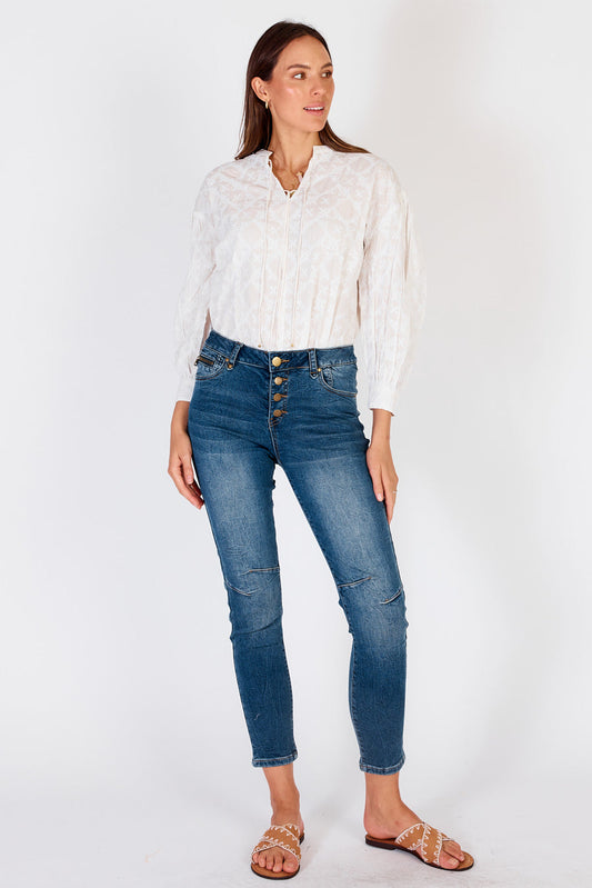 Rubyyaya Norma Jeans Denim (Blue)