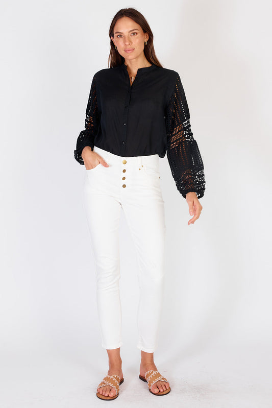 Rubyyaya Norma Jeans (White)