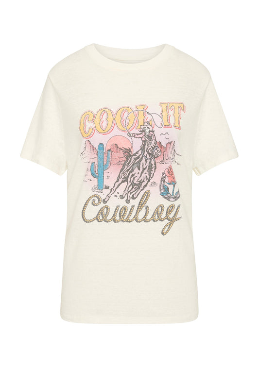 Auguste The Label Cool It Cowboy Classic Tee (White)