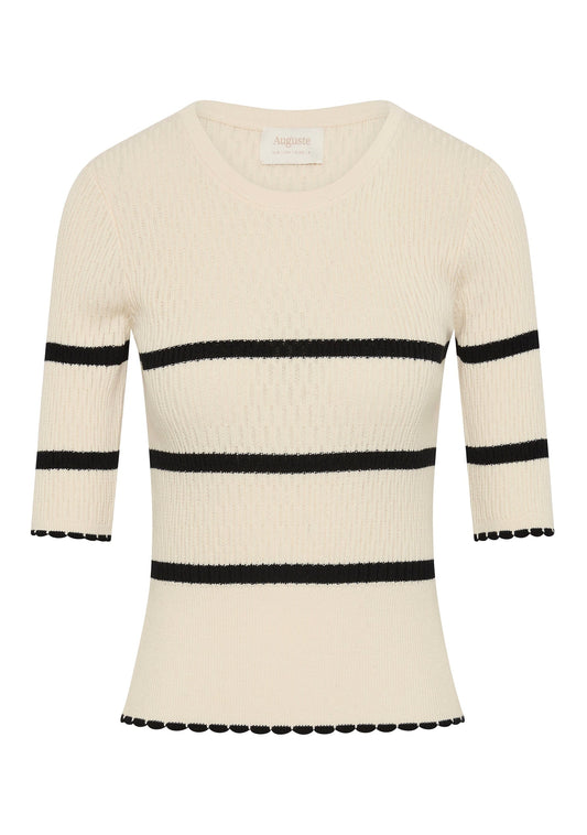 Auguste The Label Mila Knit Tee (Black)