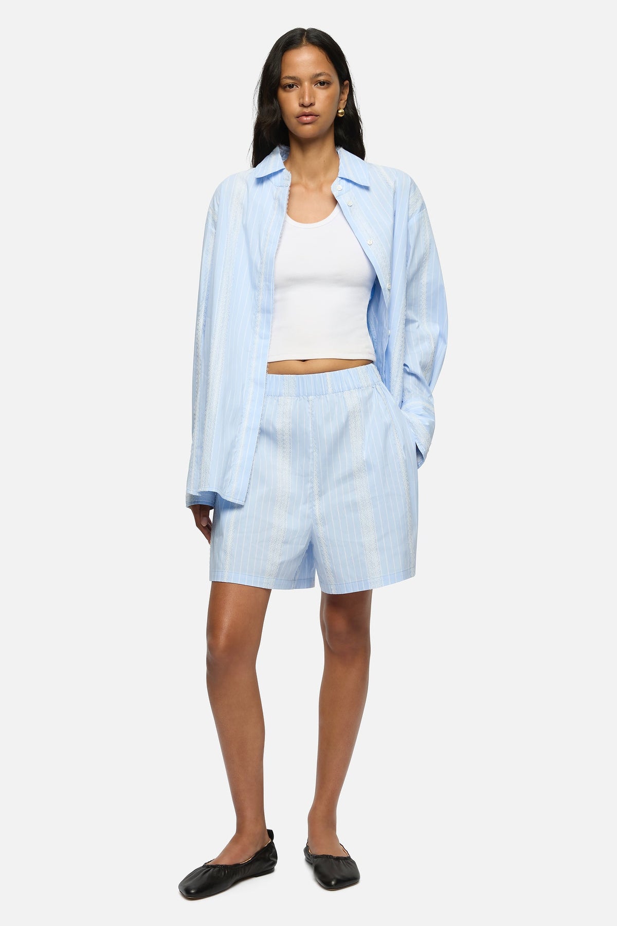 Blanca Studio Bronte Lace Shorts Preorder (Blue)
