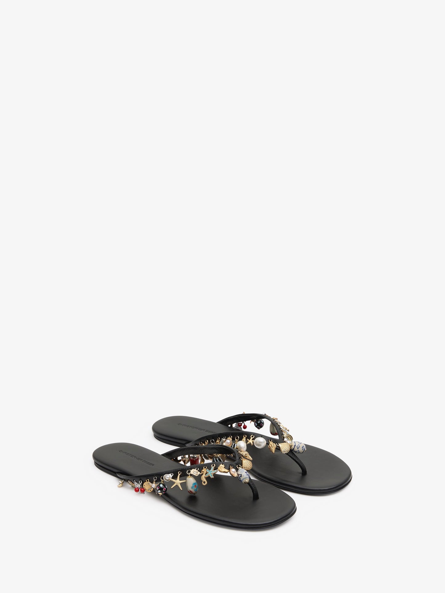 CHRISTOPHER ESBER Memento Charm Flip Flop (Black)
