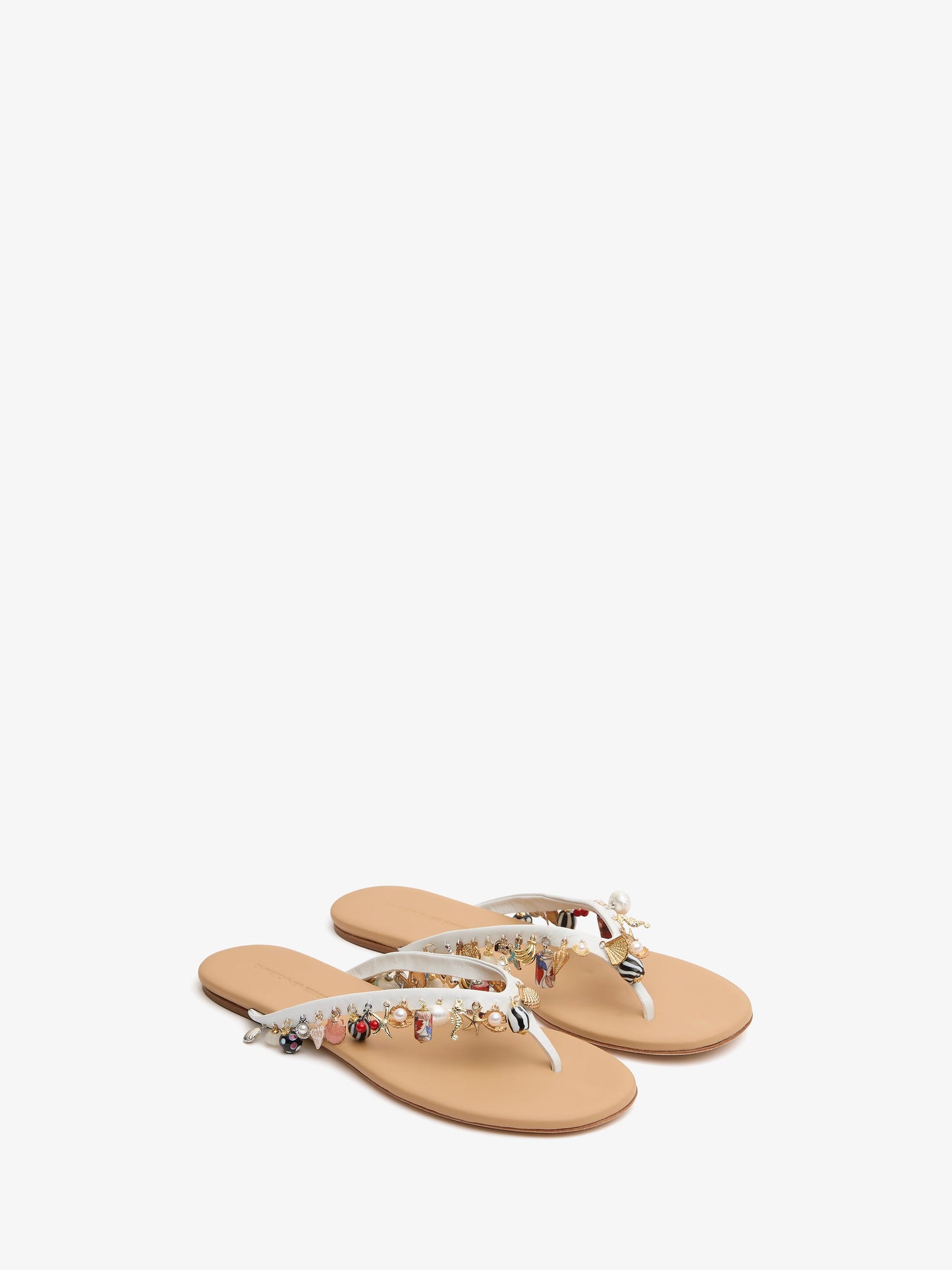 CHRISTOPHER ESBER Memento Charm Flip Flop (White)