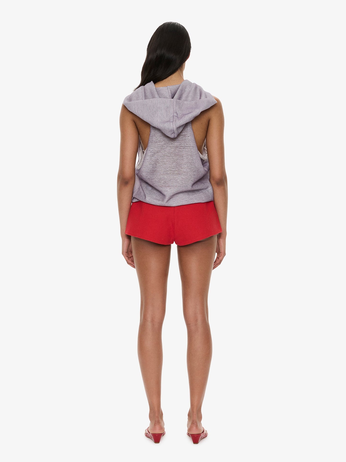 CHRISTOPHER ESBER Piled Hooded Top (Lilac)