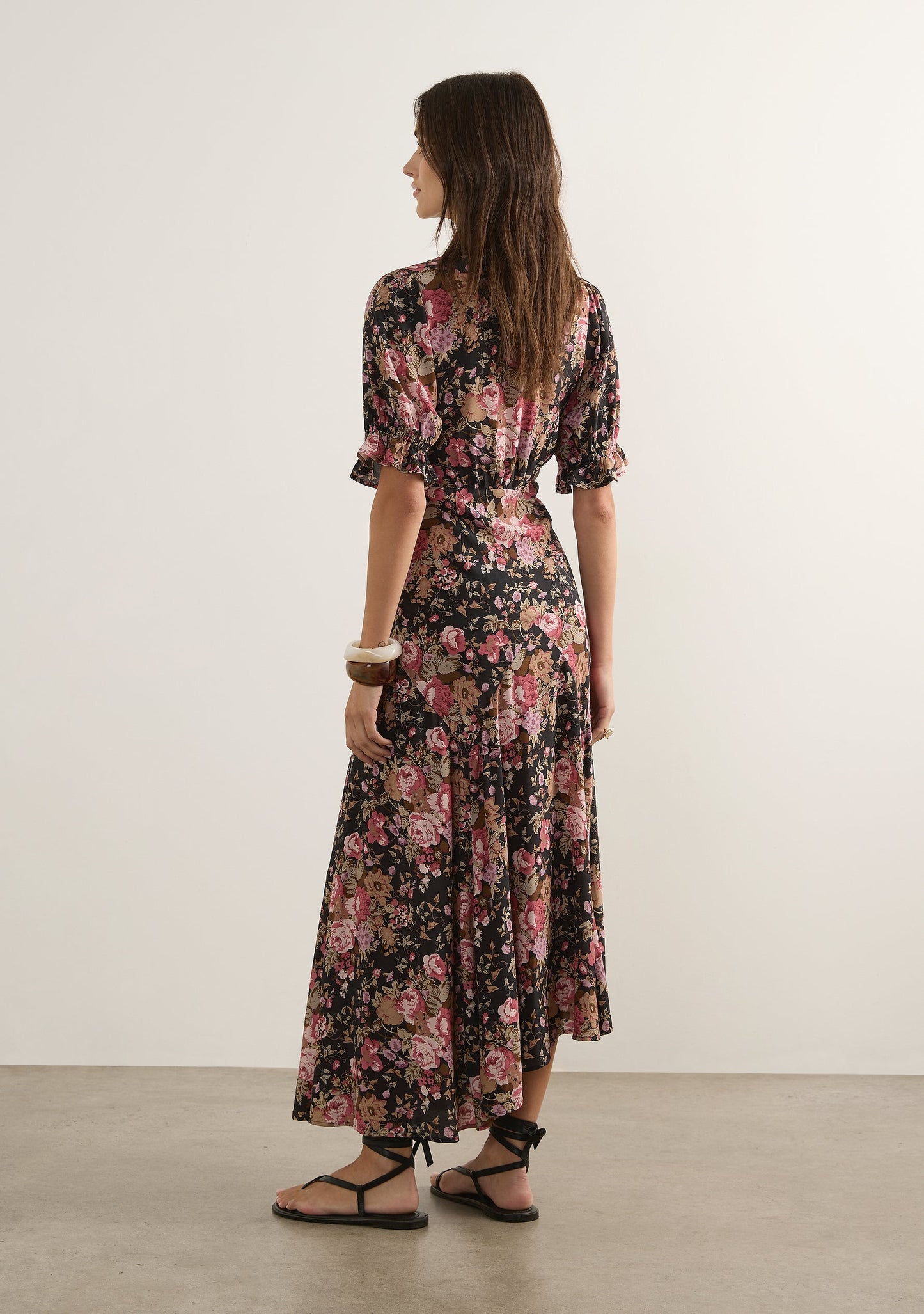 Auguste The Label Jacinda Midi Dress (Black)
