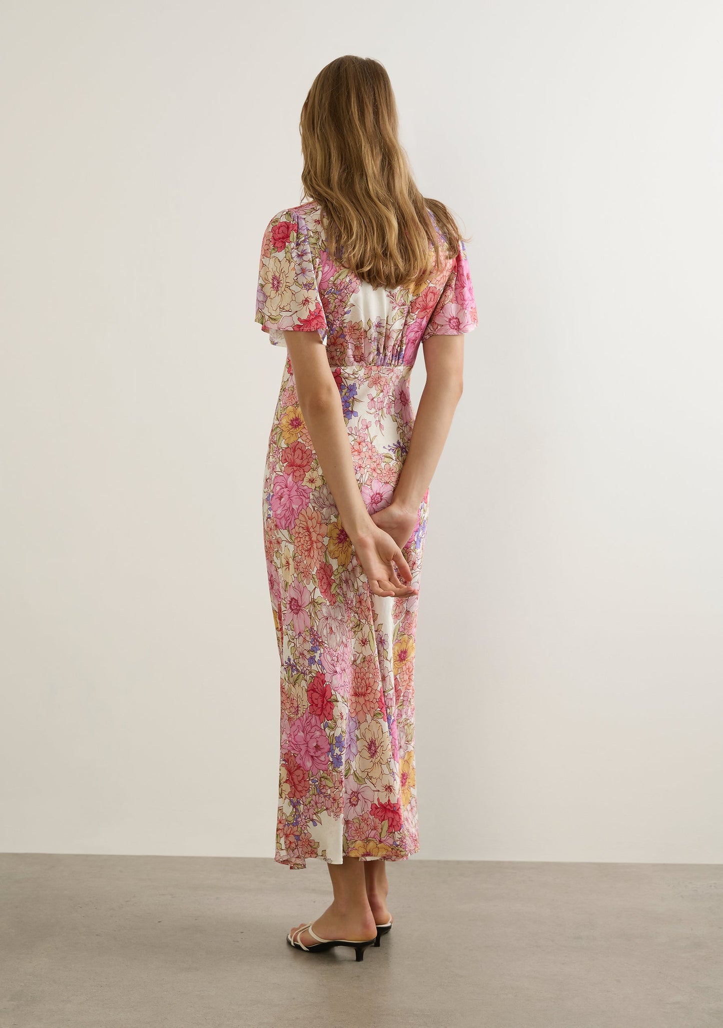 Auguste The Label Calais Midi Dress (Pink)