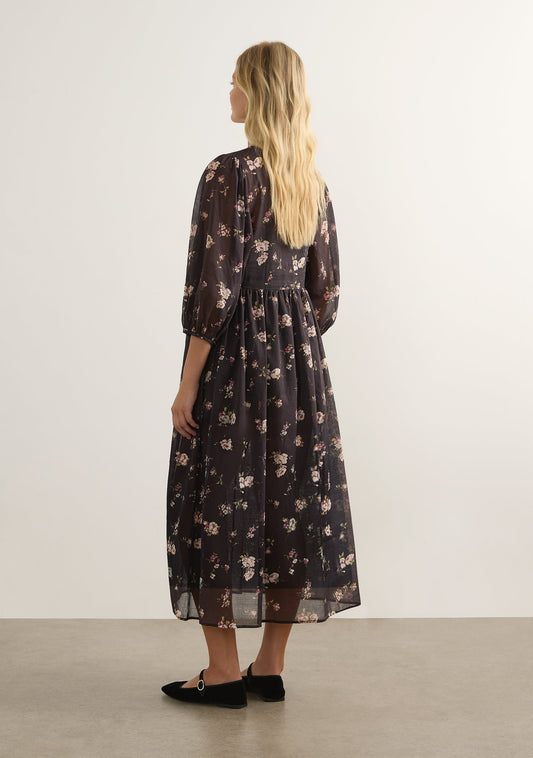 Auguste The Label Ellis Midi Dress (Black)