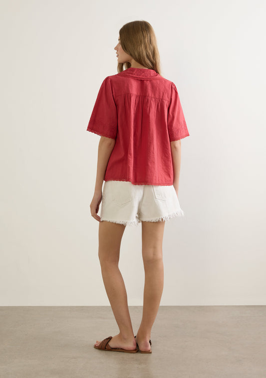Auguste The Label Lennon Blouse (Red)