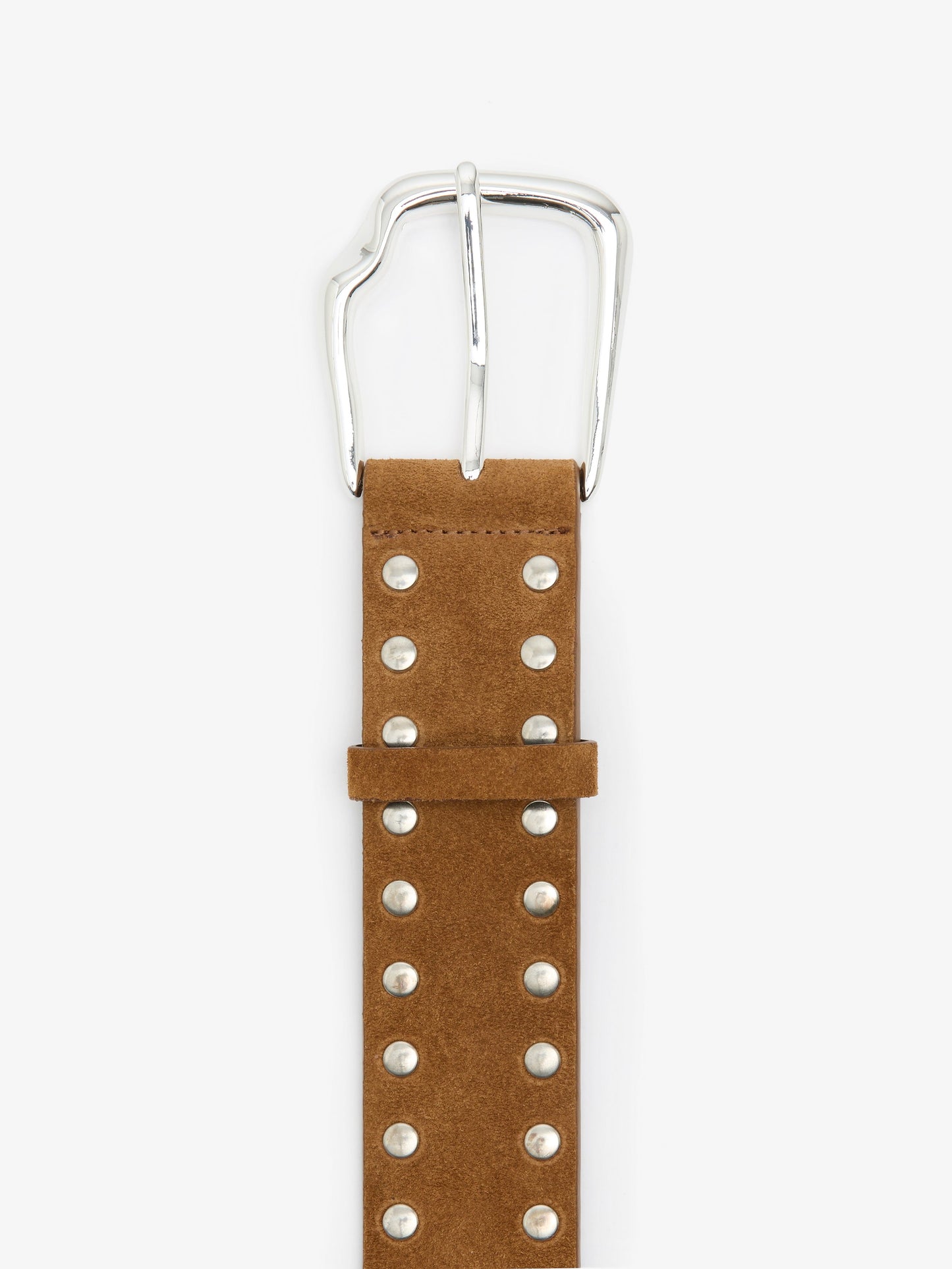CHRISTOPHER ESBER Maverick Suede Studded Belt (Buckle)