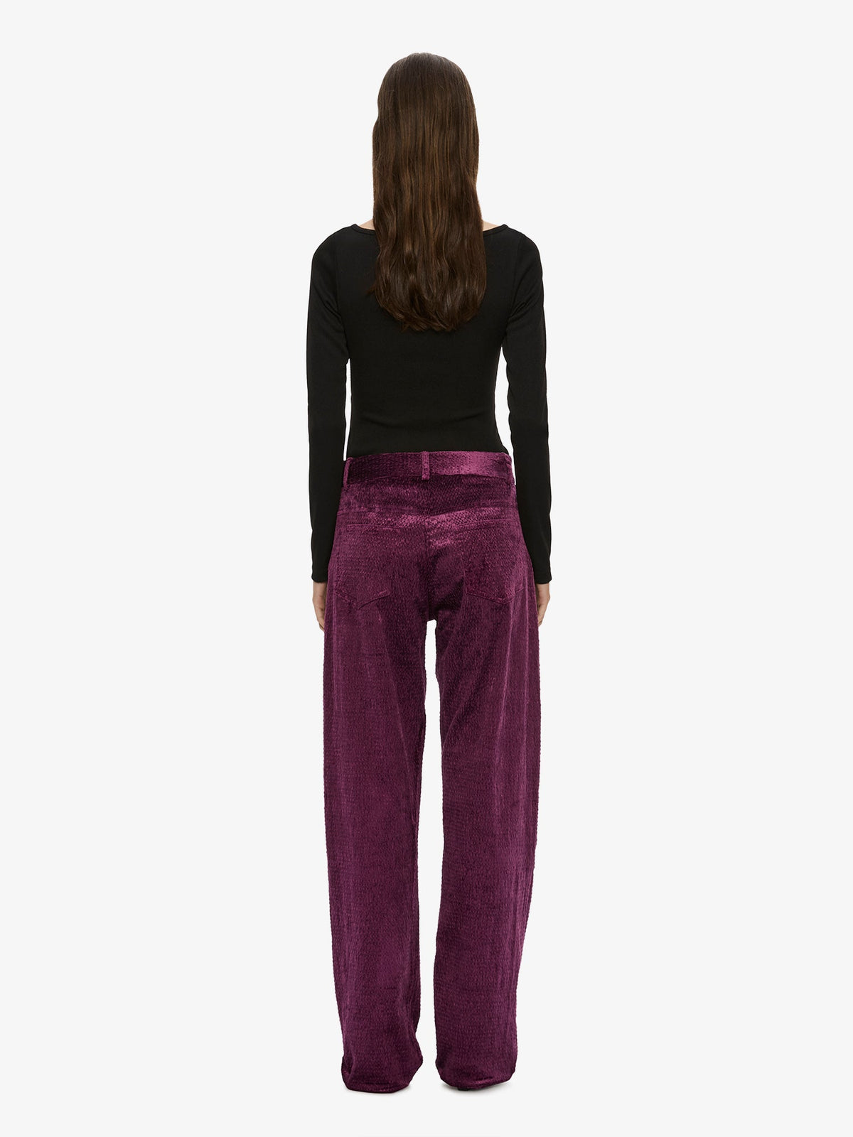 CHRISTOPHER ESBER Diverge Droplet Long Sleeve Top (Black)