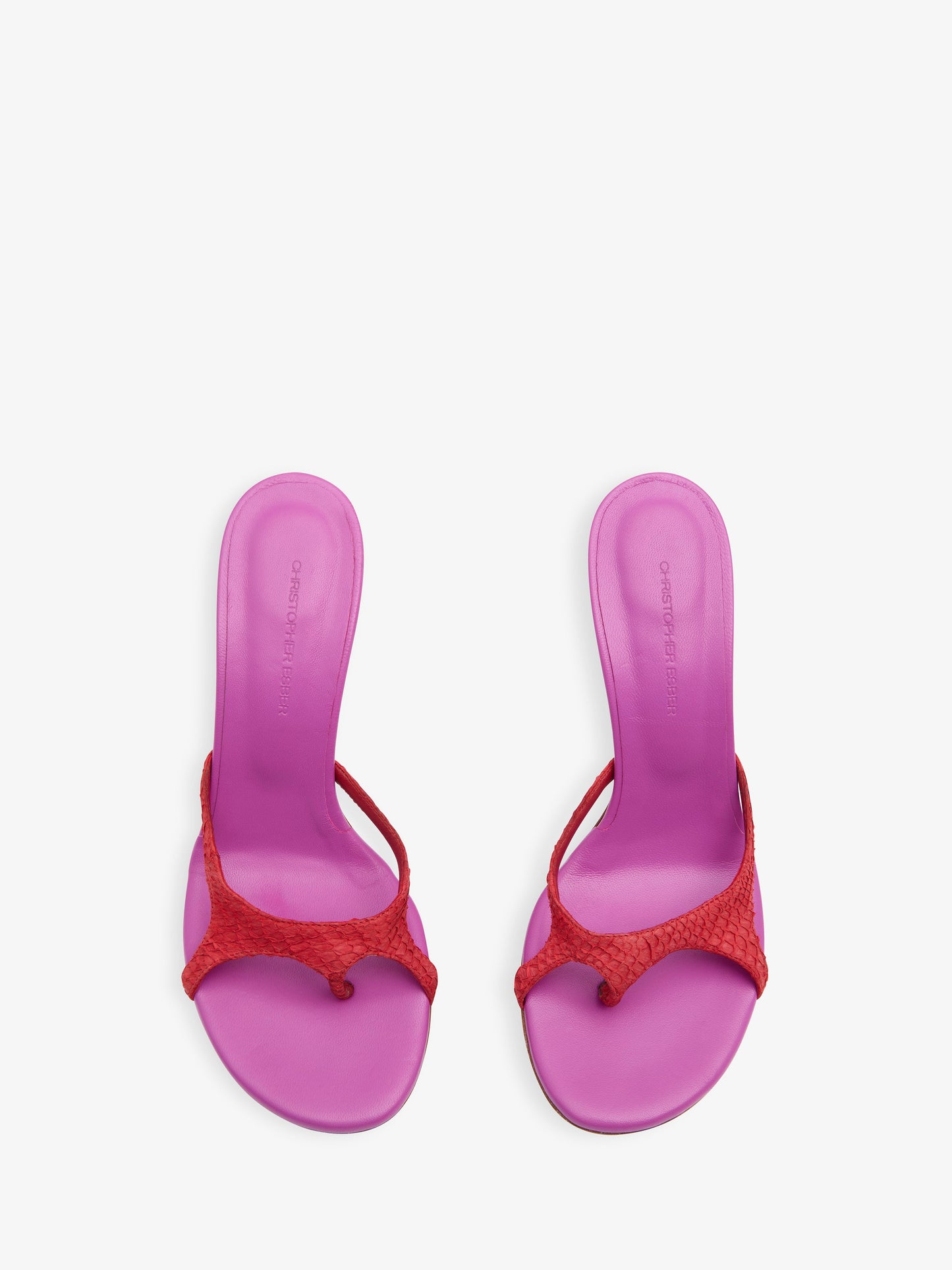 CHRISTOPHER ESBER Alocasia Heel (Red)