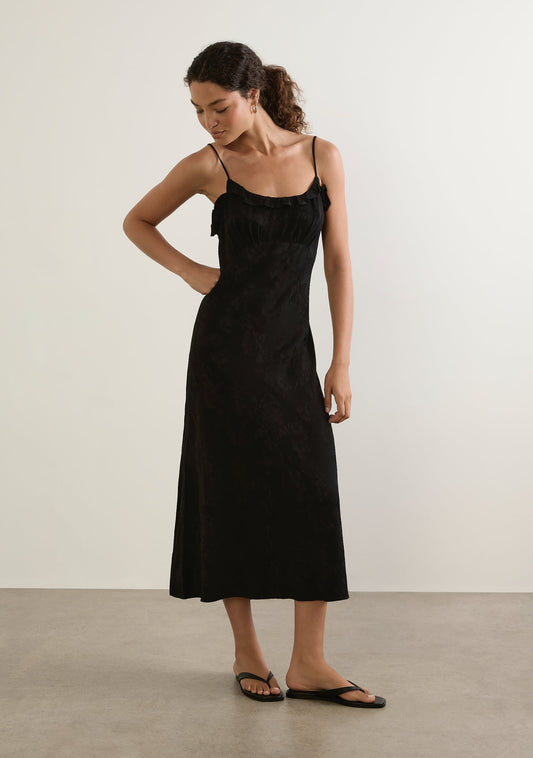 Auguste The Label Liss Midi Dress (Black)