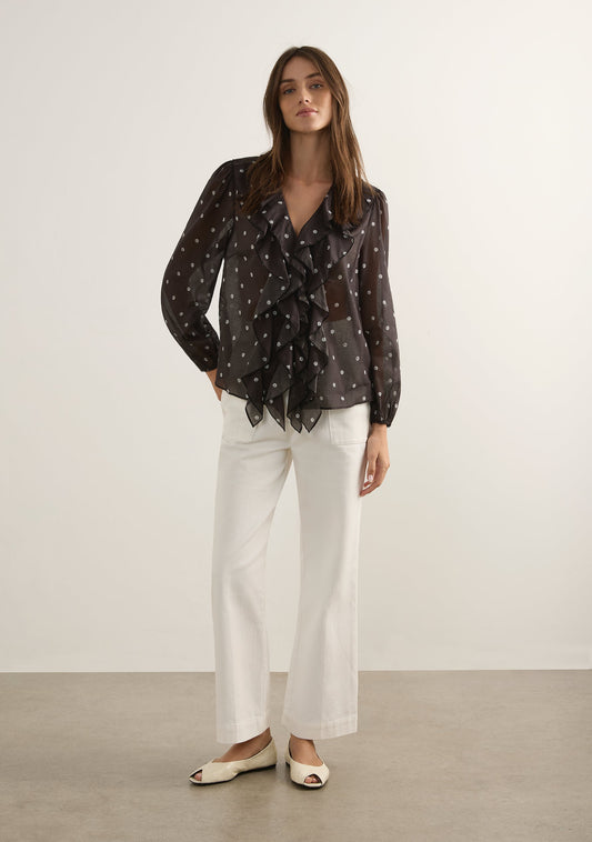 Auguste The Label Celina Blouse (Black)