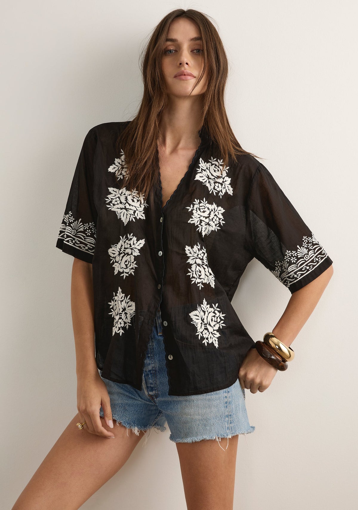 Auguste The Label Rosalie Blouse (Black)