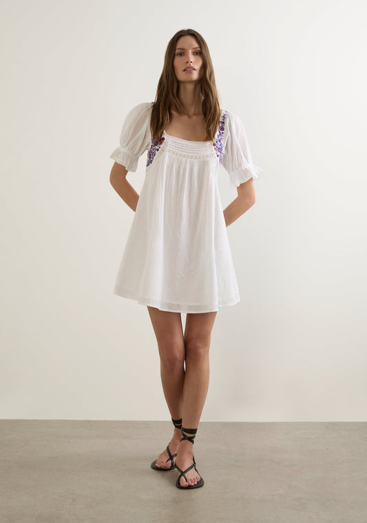Auguste The Label Lana Mini Dress (White)