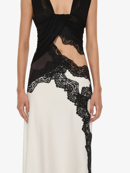 CHRISTOPHER ESBER Baile Wrapped Tulle Tank Dress (Black)