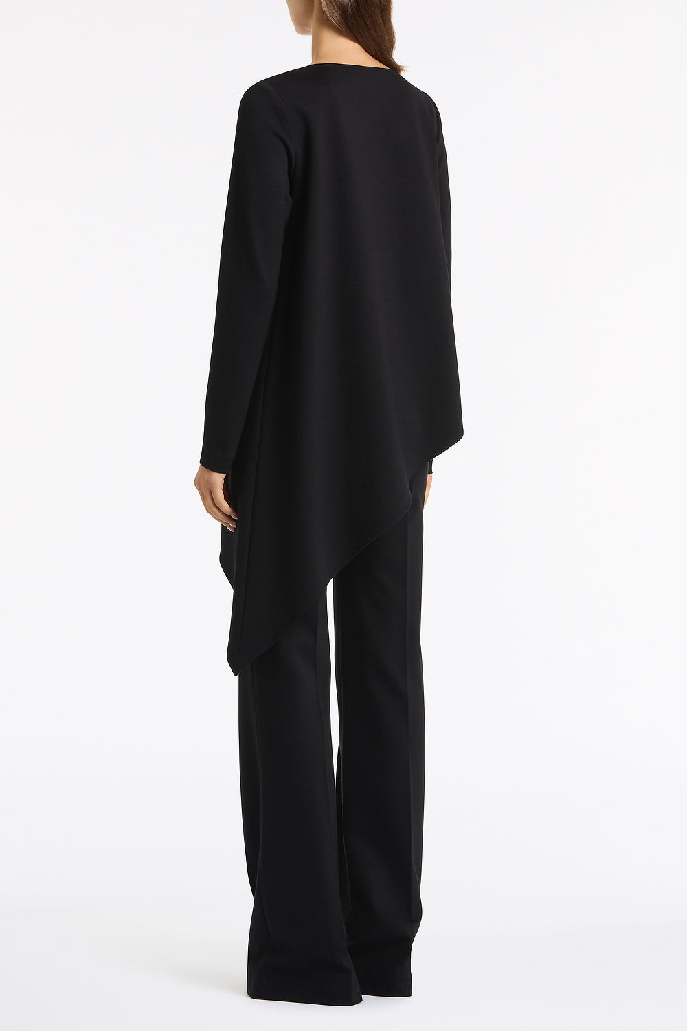 Carla Zampatti Ponte Wide Leg Pant (Black)