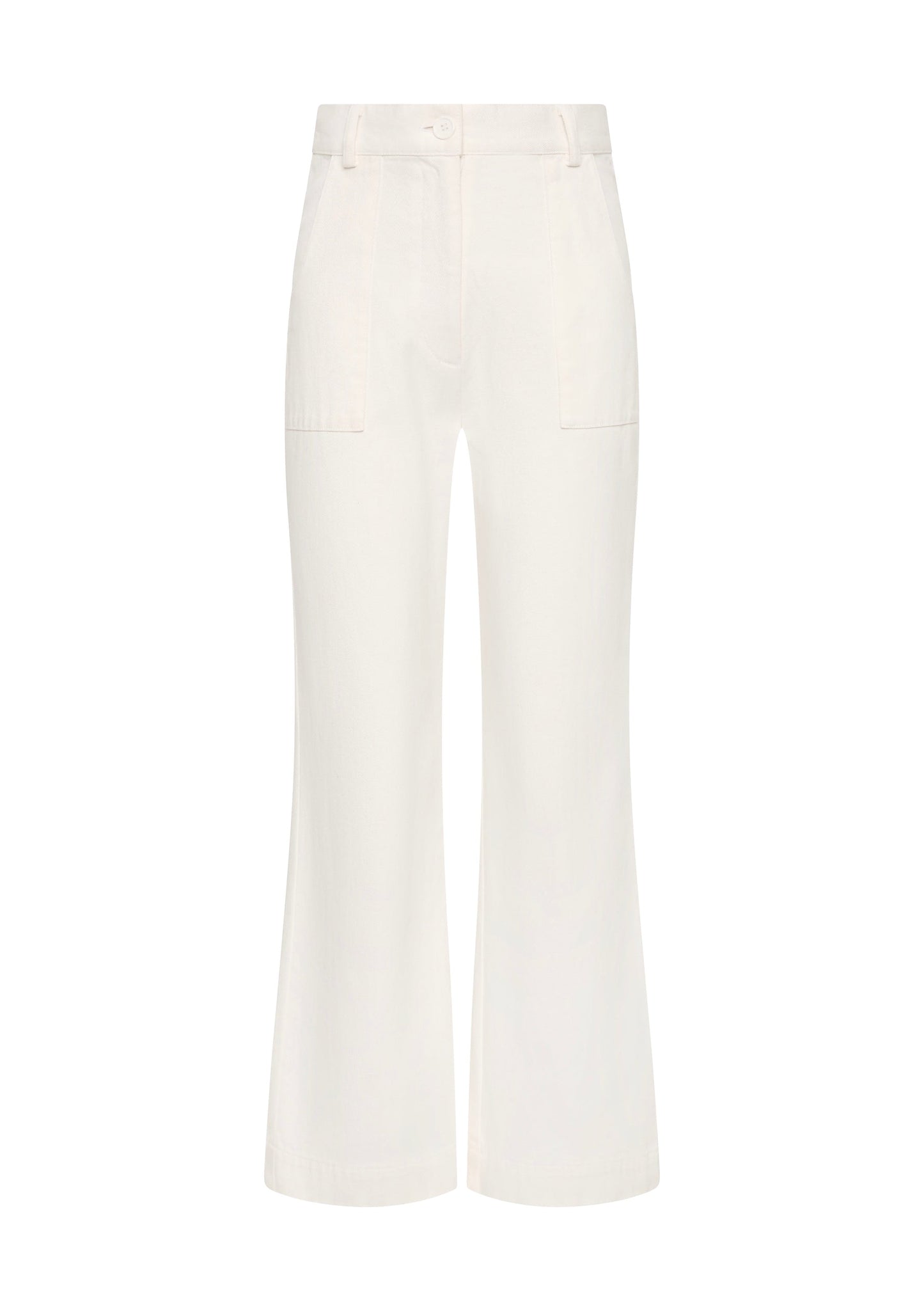 Auguste The Label James Bootleg Pant (White)