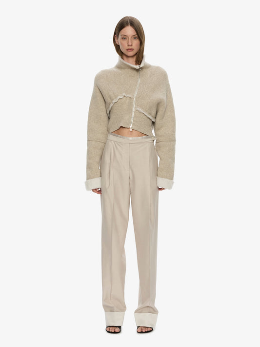 CHRISTOPHER ESBER Isolde Double Knit Jacket (White)