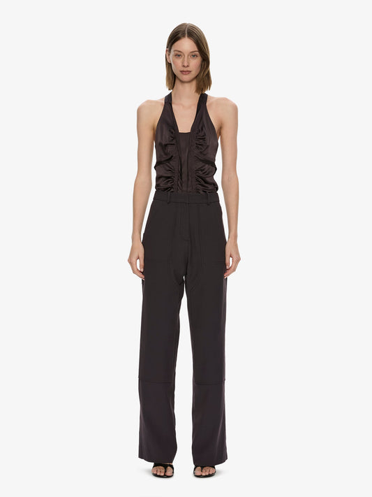 CHRISTOPHER ESBER Invert Silk Gwen Cami (Molasses)