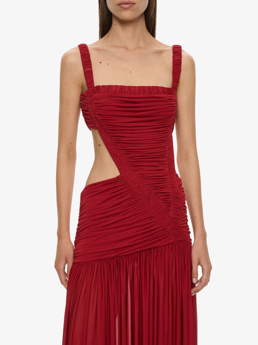 CHRISTOPHER ESBER Orion Separation Gown (Cranberry)