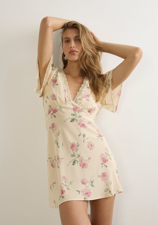 Auguste The Label Sadie Mini Dress (Floral Print)
