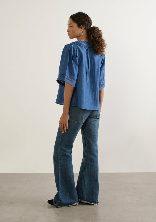Auguste The Label Ophelia Blouse (Blue)