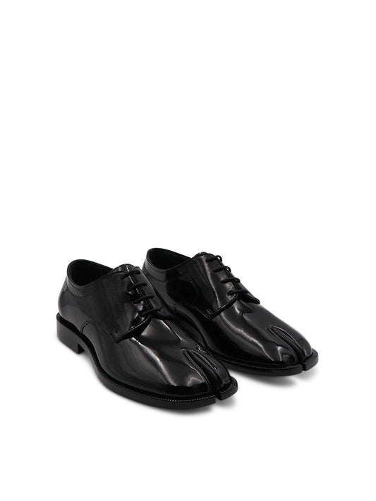 MAISON MARGIELA Tabi Lace-ups Shoes (Shine Black)