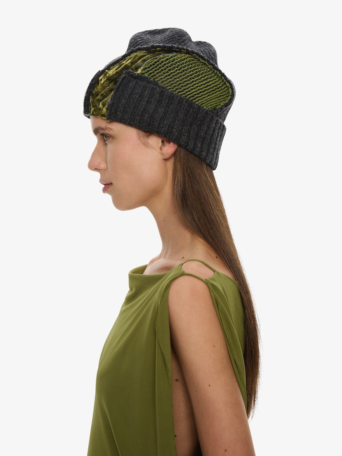 CHRISTOPHER ESBER Deconstruct Mesh Beanie (Lizard)