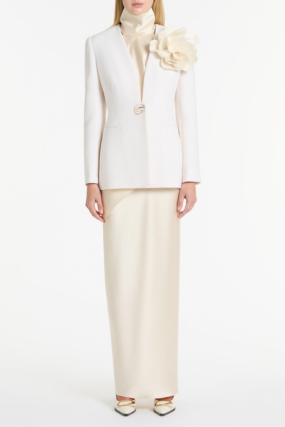Carla Zampatti Ivory Fiore Brooch (Print)