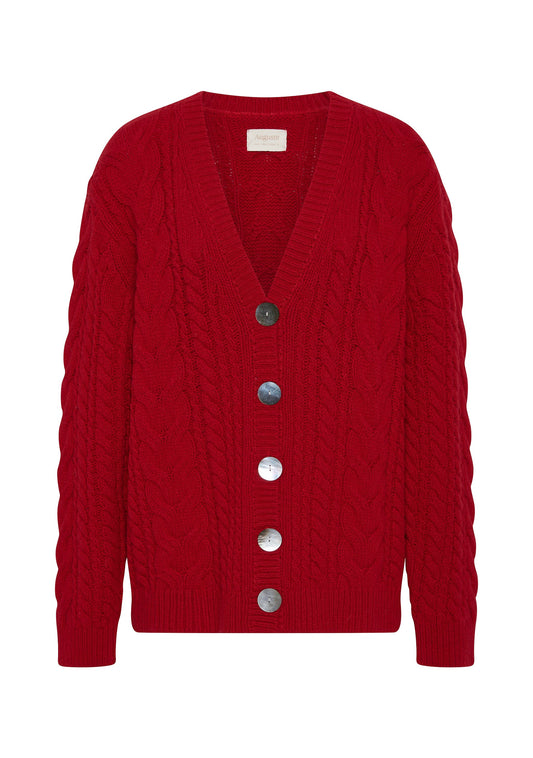 Auguste The Label Zoya Cardigan (Red)