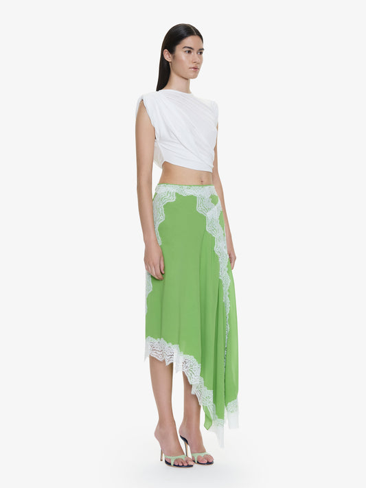 CHRISTOPHER ESBER Verve Lace Skirt (White)