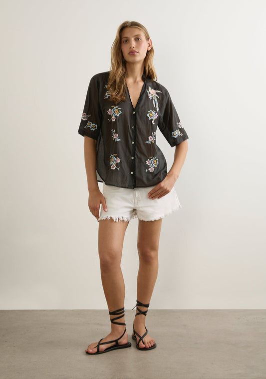 Auguste The Label Viola Blouse (Black)