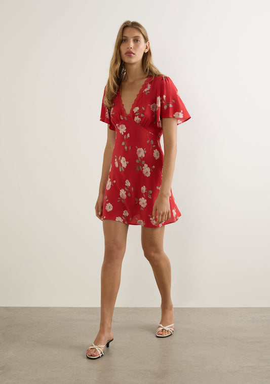Auguste The Label Sadie Mini Dress (Red)