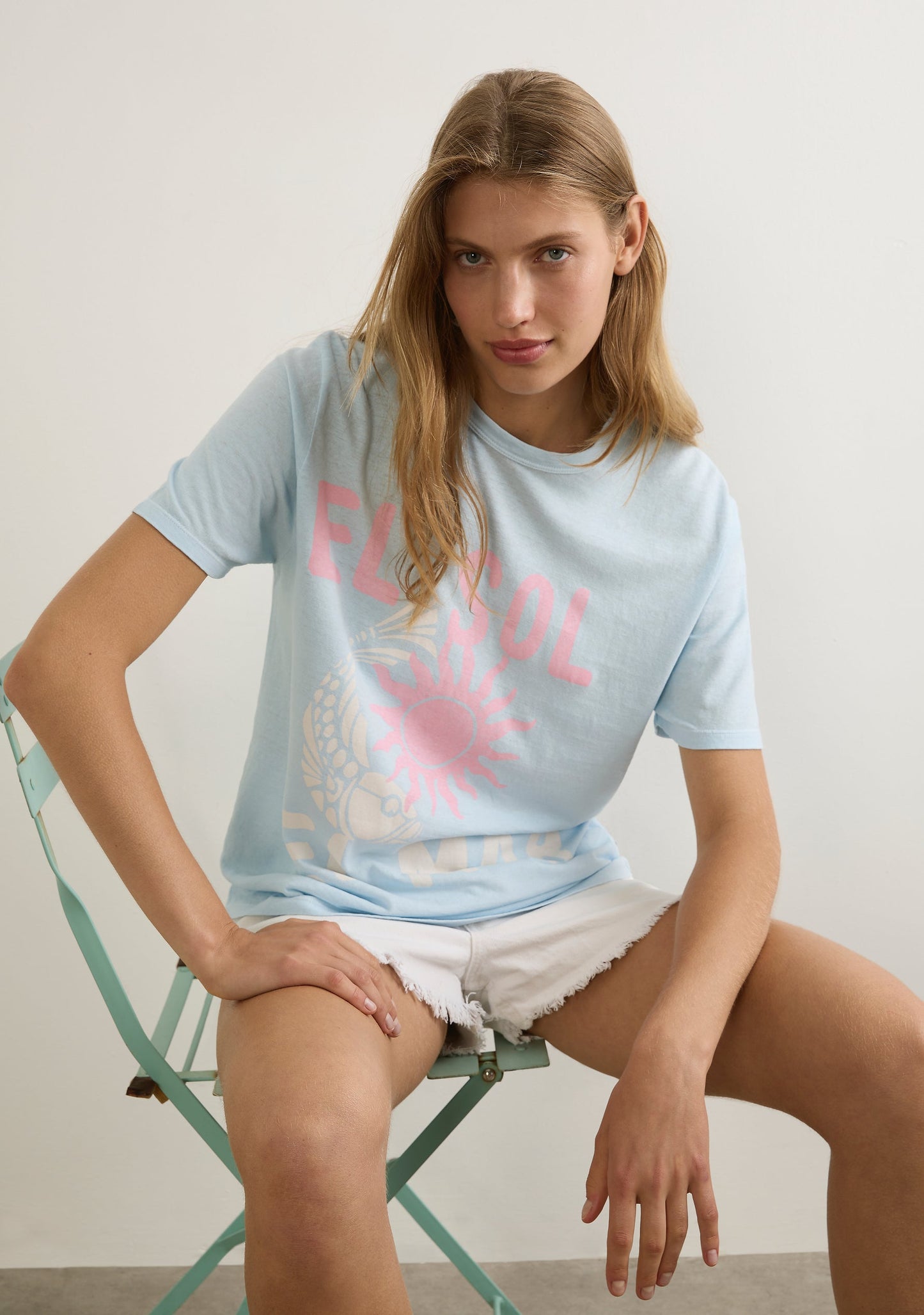 Auguste The Label Sol Classic Tee (Blue)