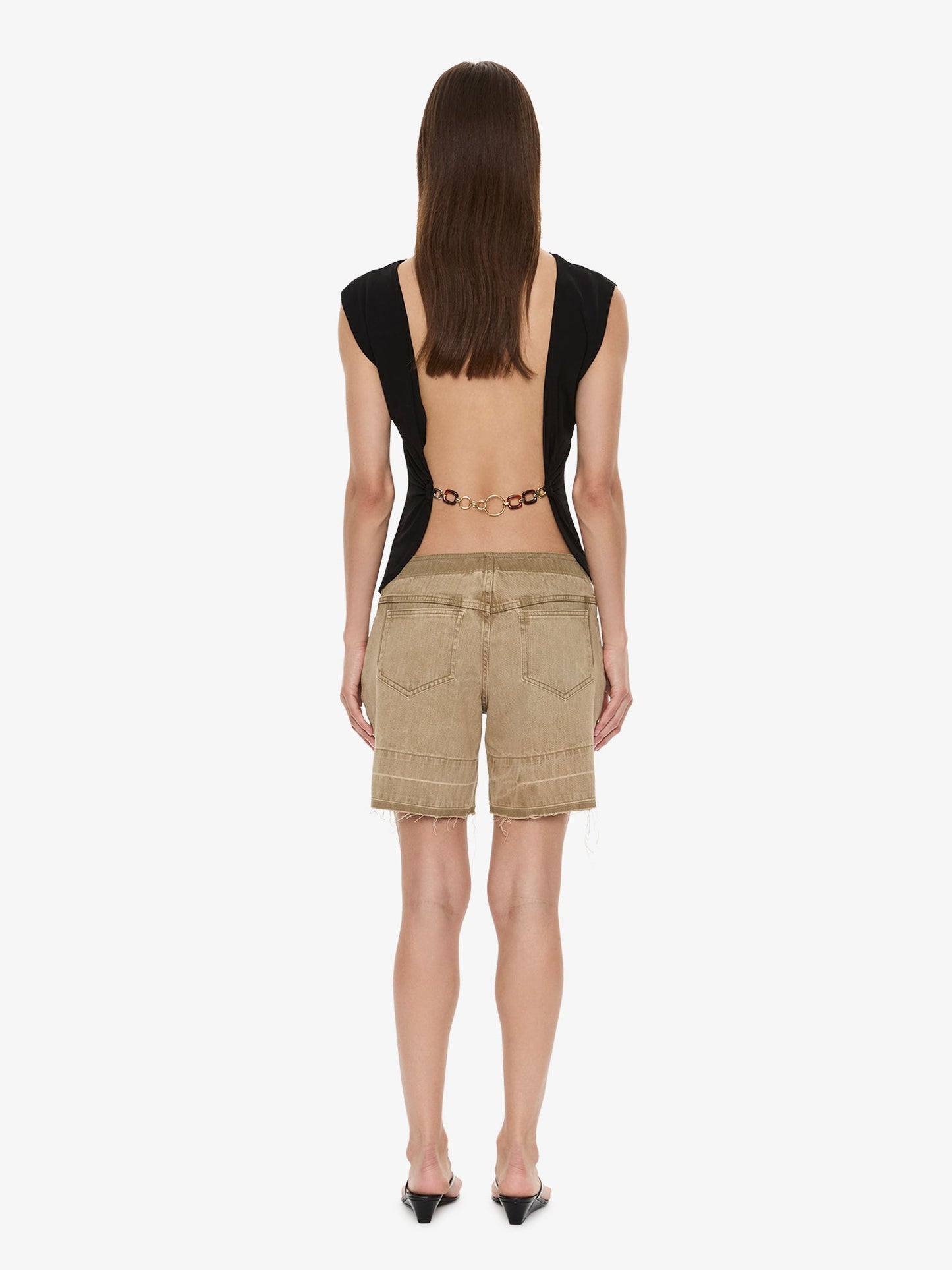 CHRISTOPHER ESBER Deconstruct Denim Short (Eucalypt)
