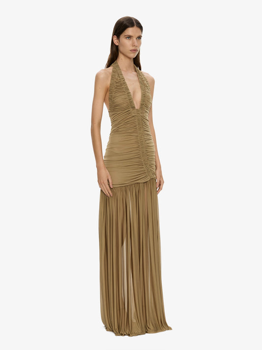 CHRISTOPHER ESBER Orion Gown (Khaki)