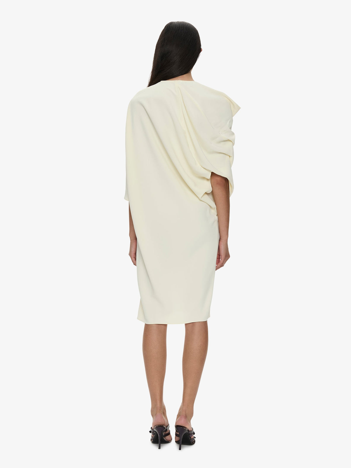 CHRISTOPHER ESBER Virelle Cocoon Dress (Cream)