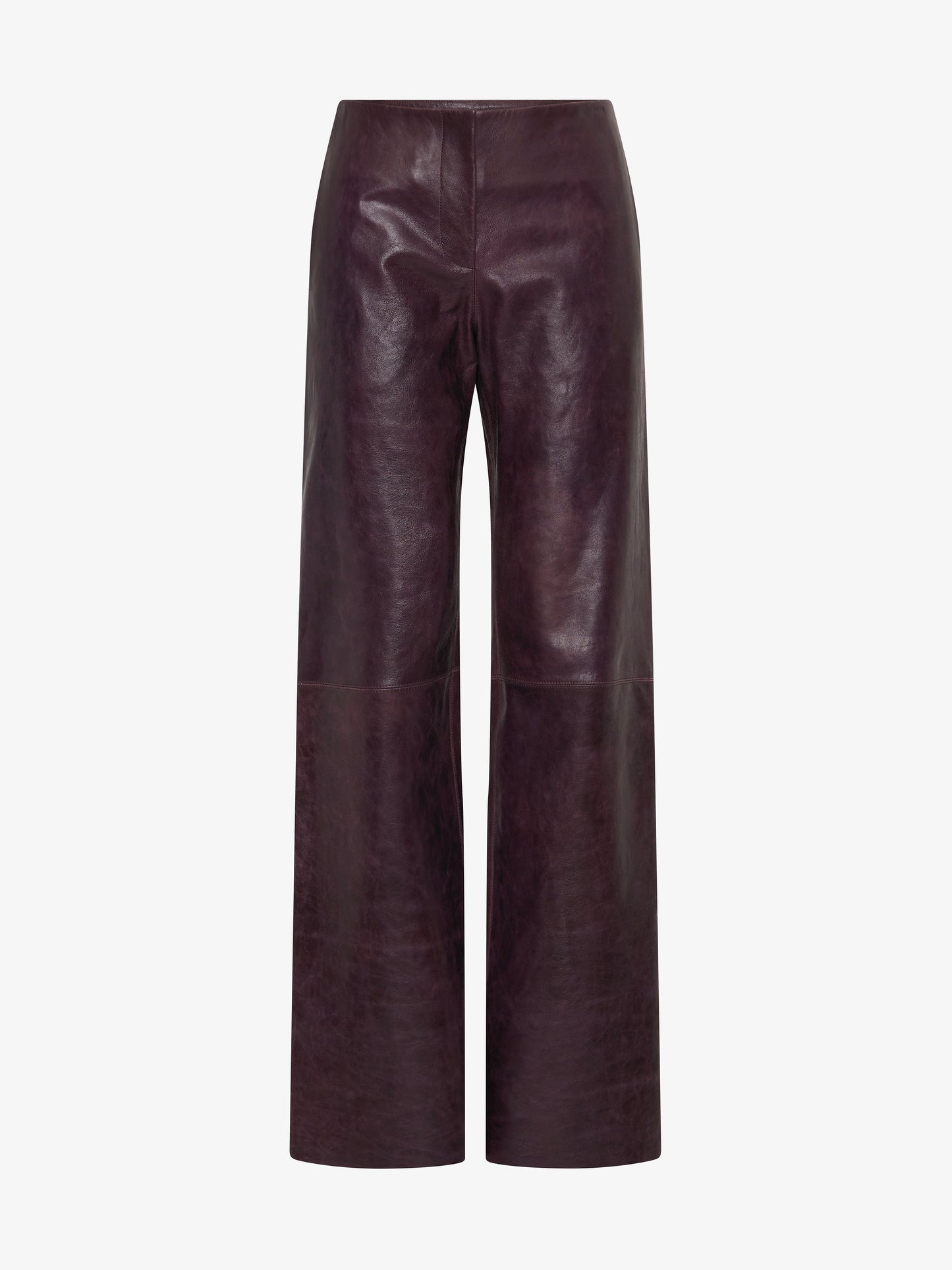 CHRISTOPHER ESBER Redux Leather Trouser (Maroon)