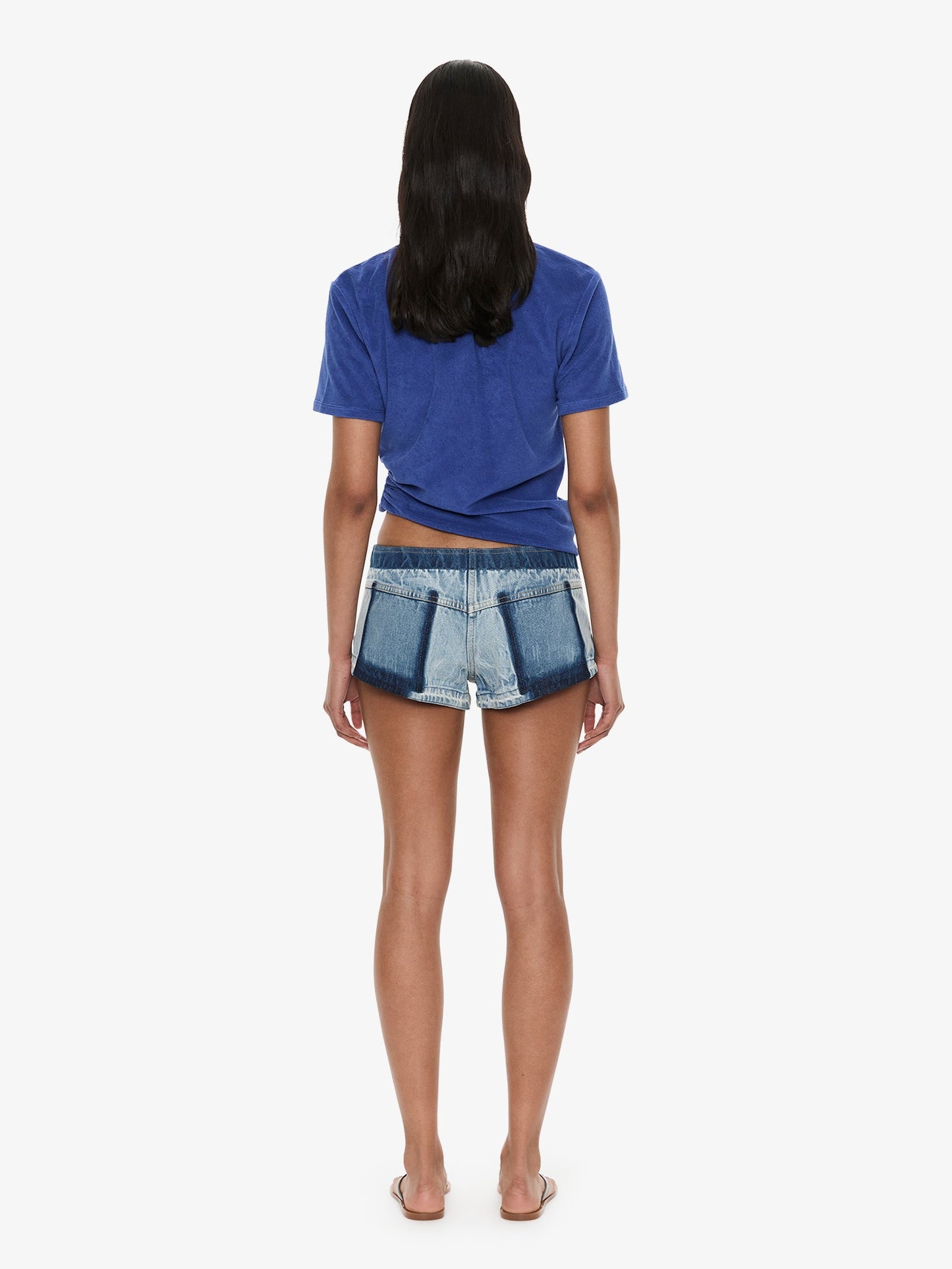 CHRISTOPHER ESBER Reconstruct Denim Micro Short (Indigo)