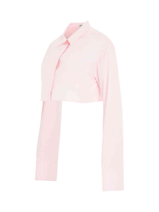 LOEWE Cropped Shirt (Cotton Candy)