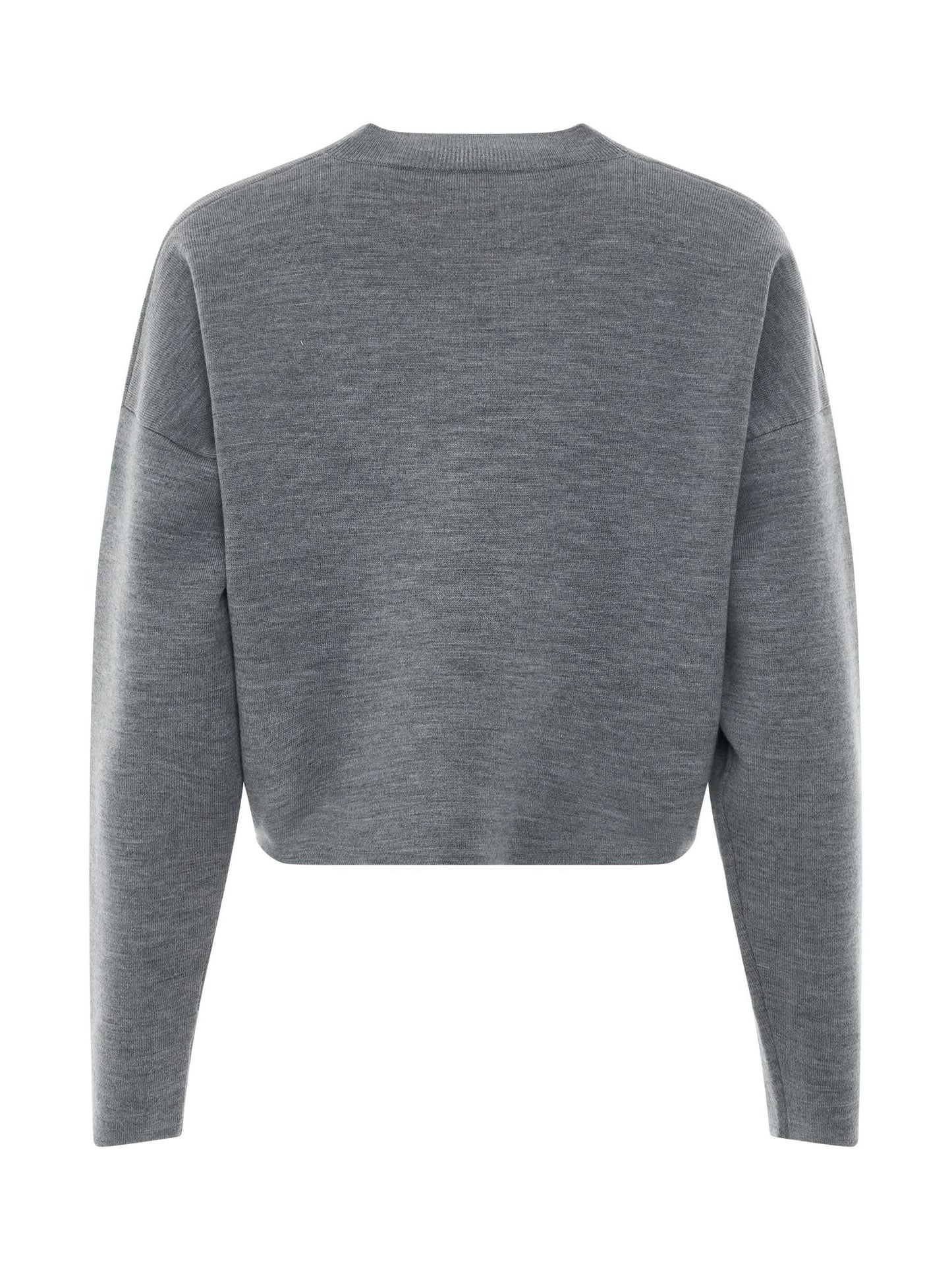 LOEWE Short Anagram Sweater (Grey)