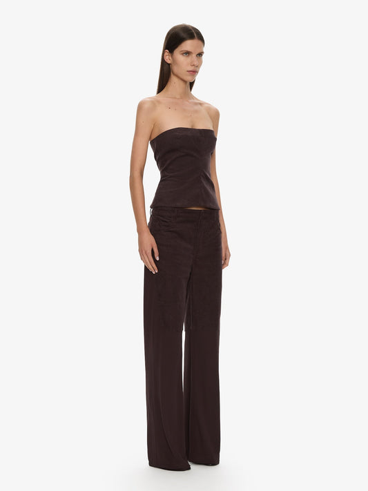 CHRISTOPHER ESBER Taped Corduroy Jersey Jean (Malbec)