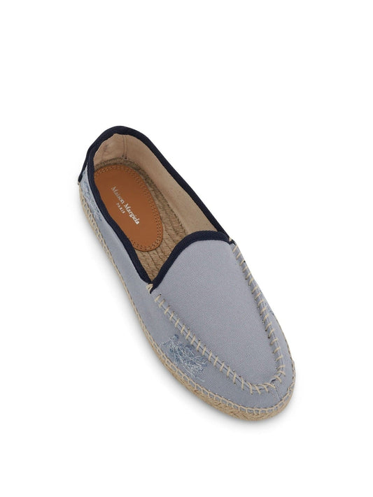 MAISON MARGIELA Embroidered Espadrilles (Blue)