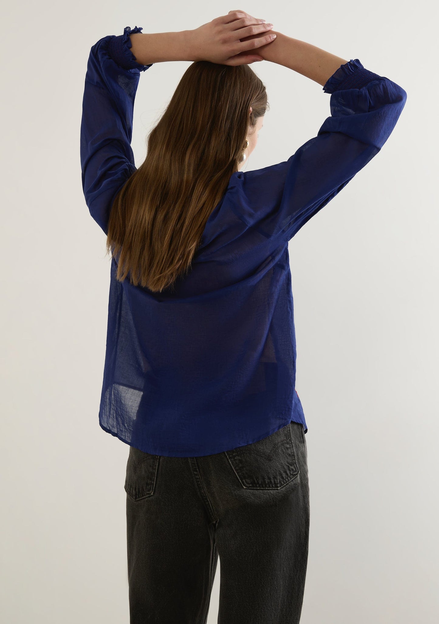Auguste The Label Amalia Blouse (Blue)